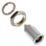 EGG.00.302.CLL Lemo Push-Pull Connector Receptacle, Female Sockets 2 Position Solder Cup